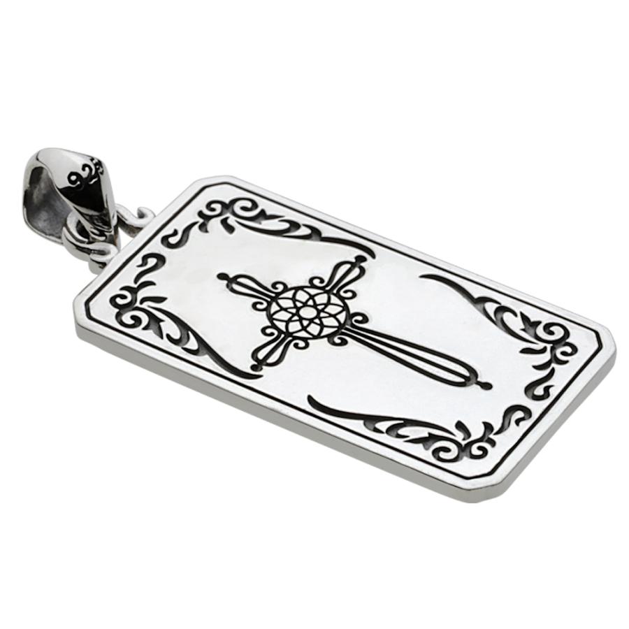 シルバーペンダント メンズ ザ・ワールド タロットカード シルバー925