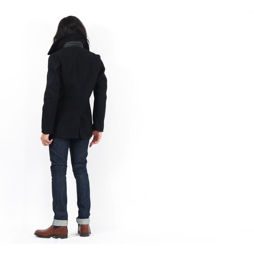 Schott N.Y.C（ショット） Schott ピーコート レザーパイピング 740C