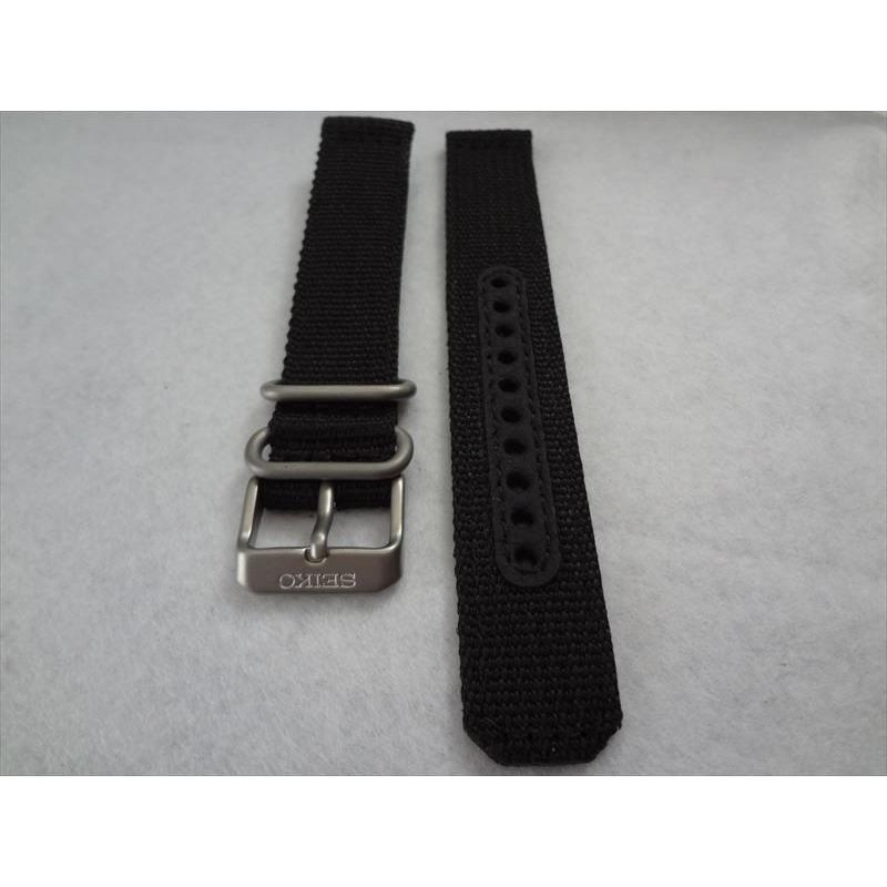 Seiko純正7S26-02J0, SNK809用ベルト 18mm 腕時計交換ナイロン バンド