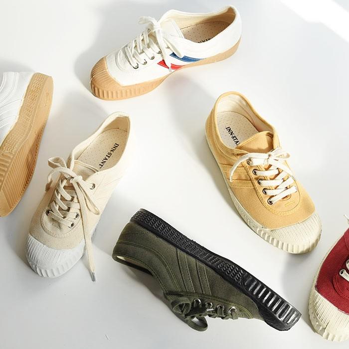 INN-STANT（インスタント） スニーカー レディース 靴 レースアップ