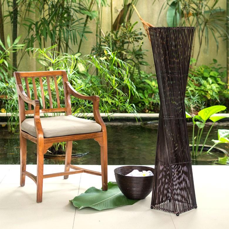 フロアライト 照明 スタンド 竹製 バンブー 高さ約120cm アジアン バリ