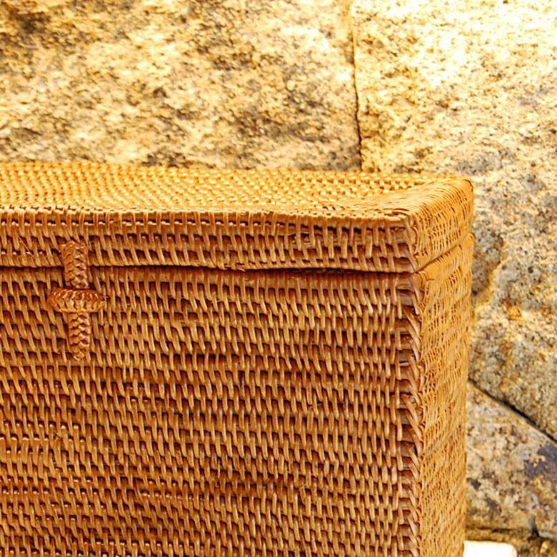 小物入れ フタ付き 収納 ケース かご バスケット バリ雑貨 アジアン