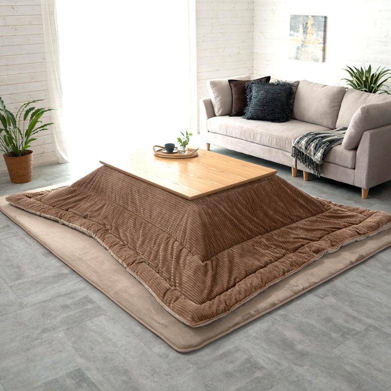 こたつ コタツ テーブル 長方形 木製 W 105 × D 75 ナチュラル