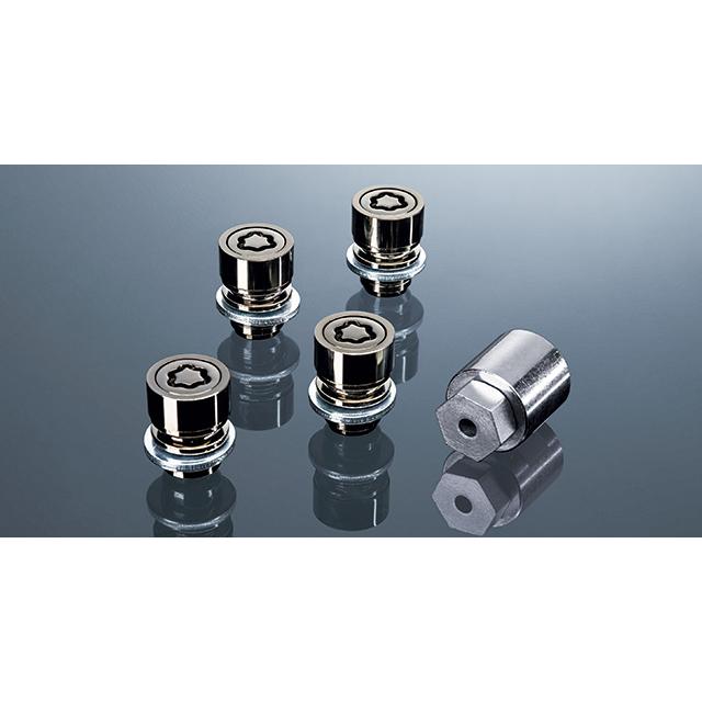 ヴェルファイア 40系：純正 キー付ホイールナット(ブラック)(1台分