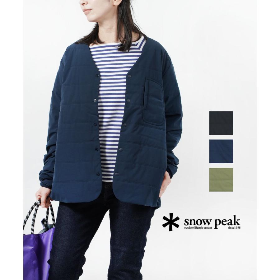 スノーピーク インサレーション 中綿カーディガン Flexible Insulated