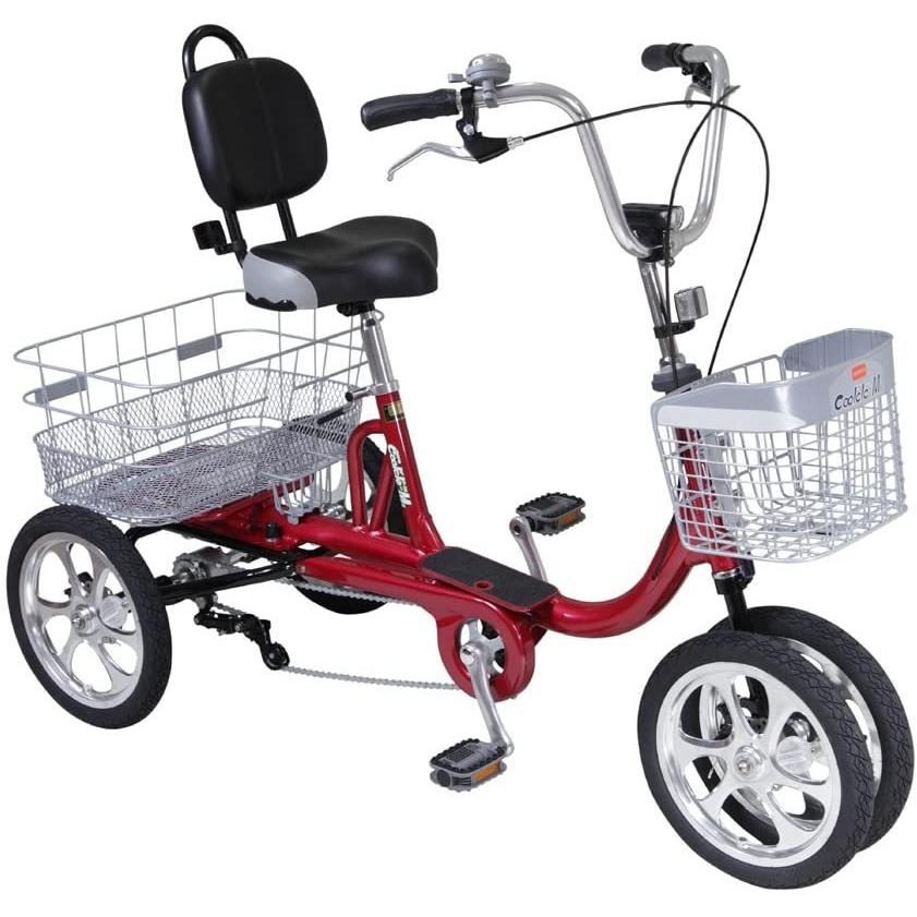 選べる3色 クークル M II TB-M14 高齢者 シニア用四輪自転車 14インチ