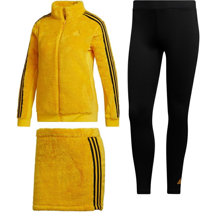 adidas（アディダス） スリーストライプス ボアフリース 3P