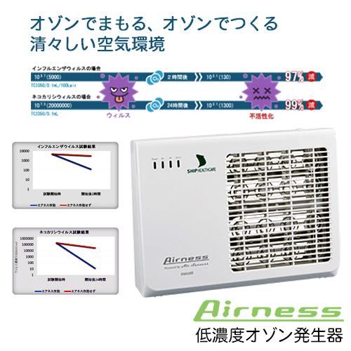 低濃度オゾン発生器 Airness （エアネス） ANS-1601 : フジメディカル