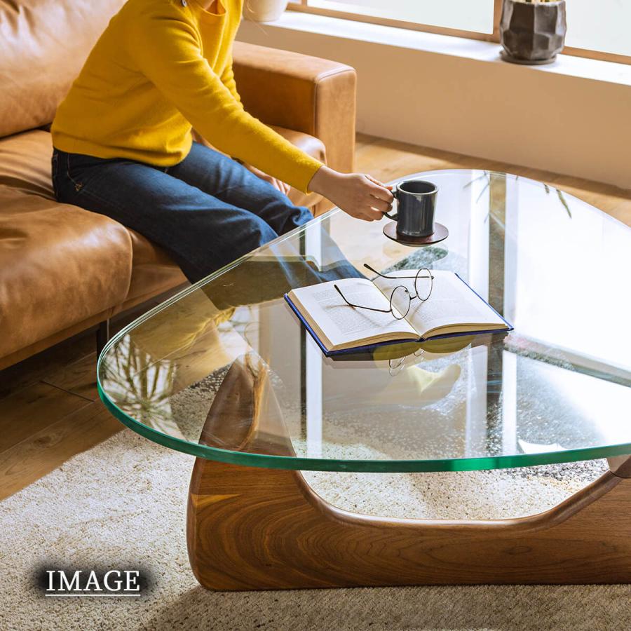 センターテーブル ガラステーブル イサム ノグチ コーヒーテーブル 丸