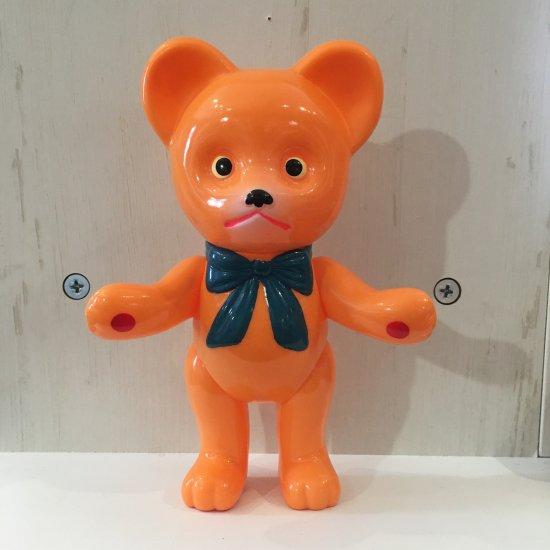 レトロドール 復刻版 クマちゃん ソフビ人形 オレンジ : fantastica