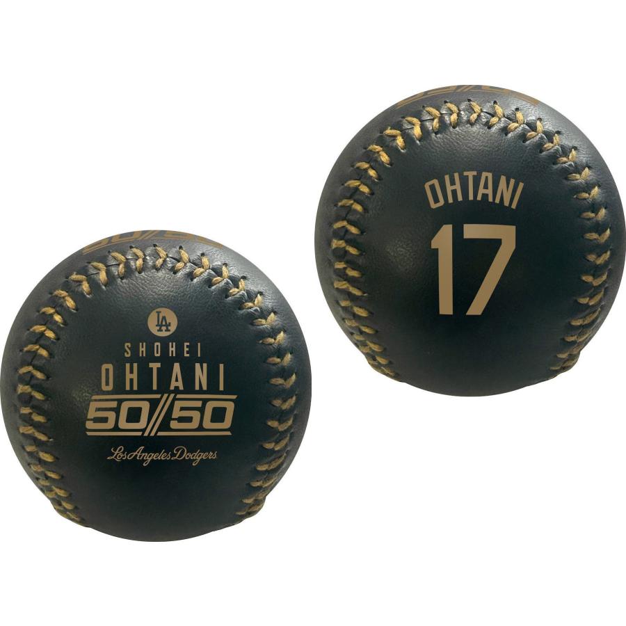 大谷翔平 LA ドジャース 50/50 達成記念 黒 ブラック 硬式ボール