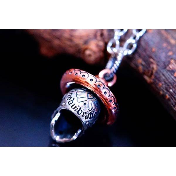 スカル 髑髏 ハット 帽子 メキシカン レッドブラウン シルバー925