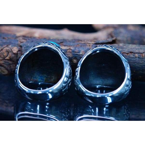 Indian Jewelry インディアンジュエリー風 ツタ彫り ビーズ ターコイズ