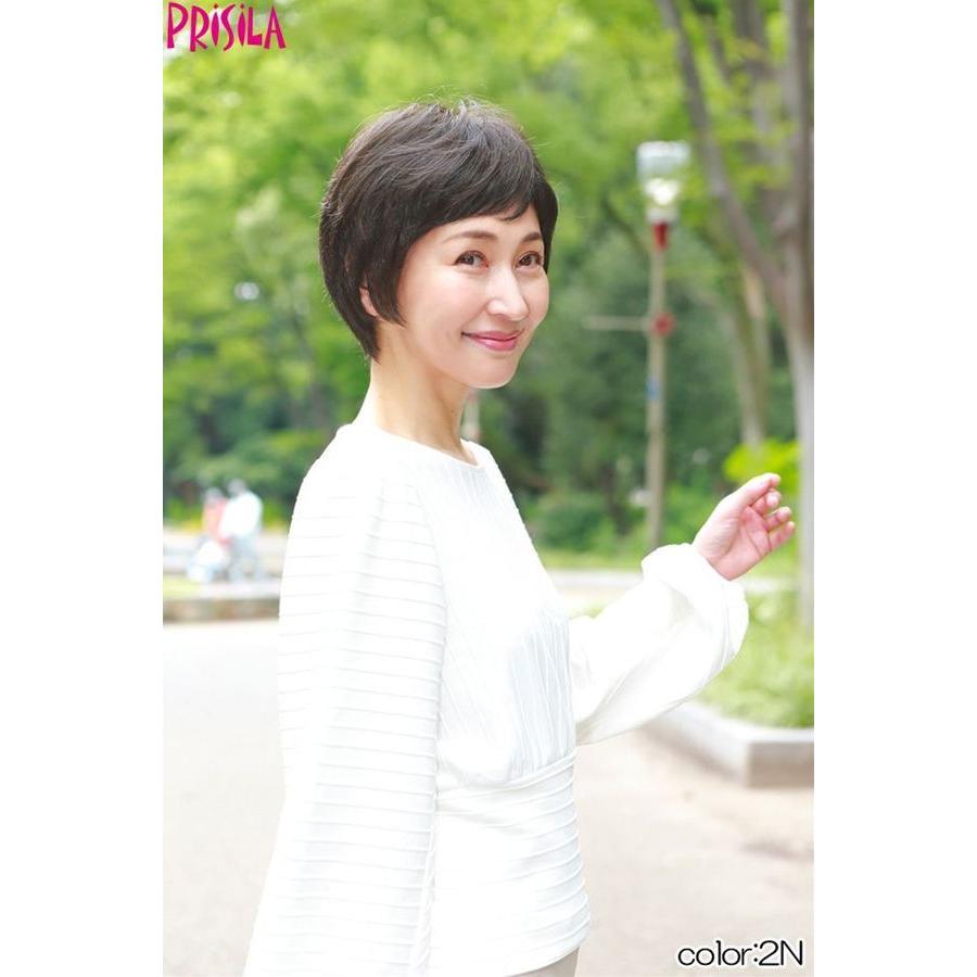 プリシラ 耐熱白髪かくしウィッグ【つむじタイプ】ST-004耐熱 PRISILA