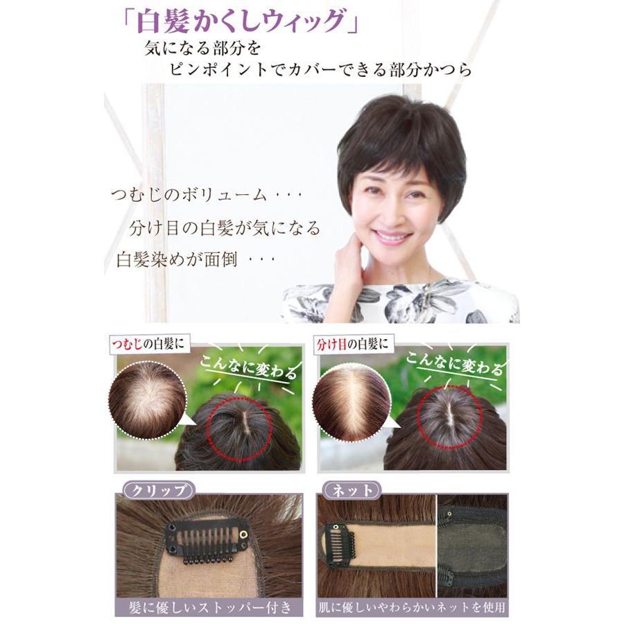 プリシラ 耐熱白髪かくしウィッグ【つむじタイプ】ST-004耐熱 PRISILA