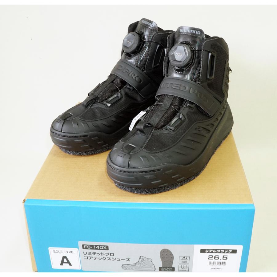 シマノ（SHIMANO） FS-140X リアルブラック 26.5cm リミテッドプロゴ