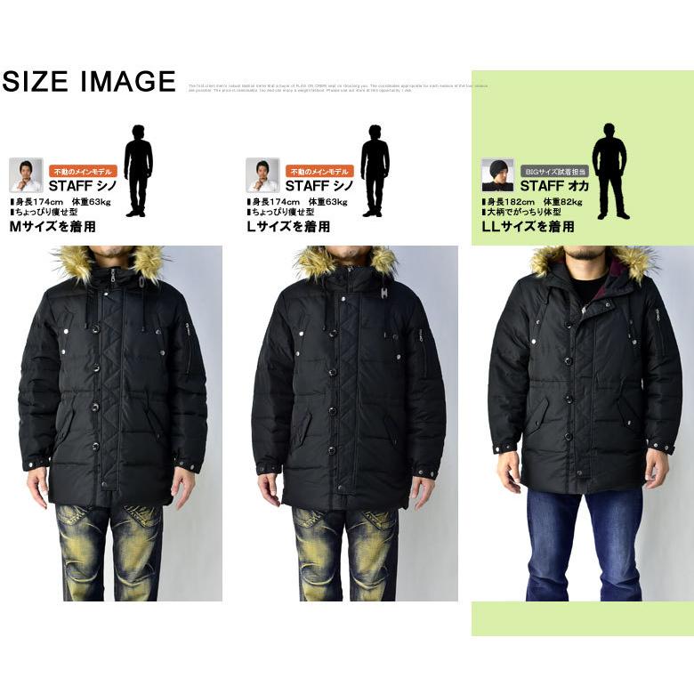 FLAG ON CREW N-3B ダウンジャケット メンズ ミリタリージャケット