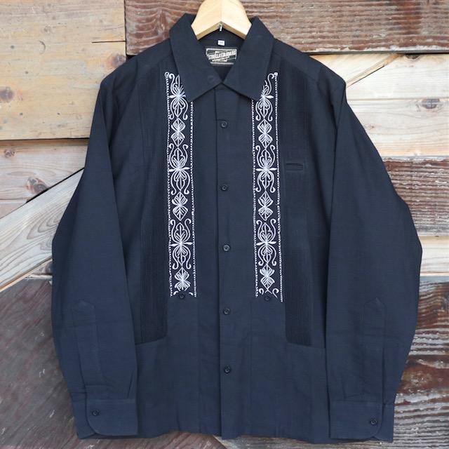 サイズ42 Estrella Standard L/S GUAYABERA REJILLADA 長袖キューバ