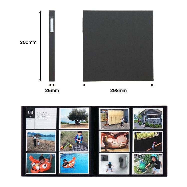 ナカバヤシ アルバム 大容量 見開き12ポケット Nakabayashi×OURHOME