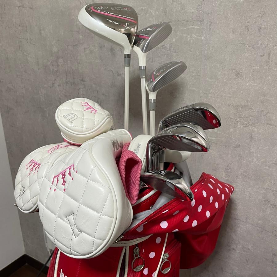 ウィルソン Tiara PS ハーフセット 8本 レディース Wilson 右 : 工具UP