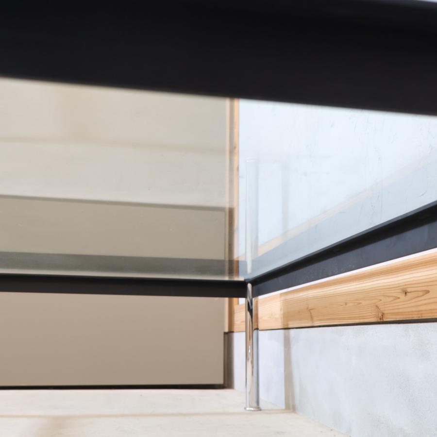 Cassina カッシーナ LC10-P ローテーブル ガラス リビングテーブル ル