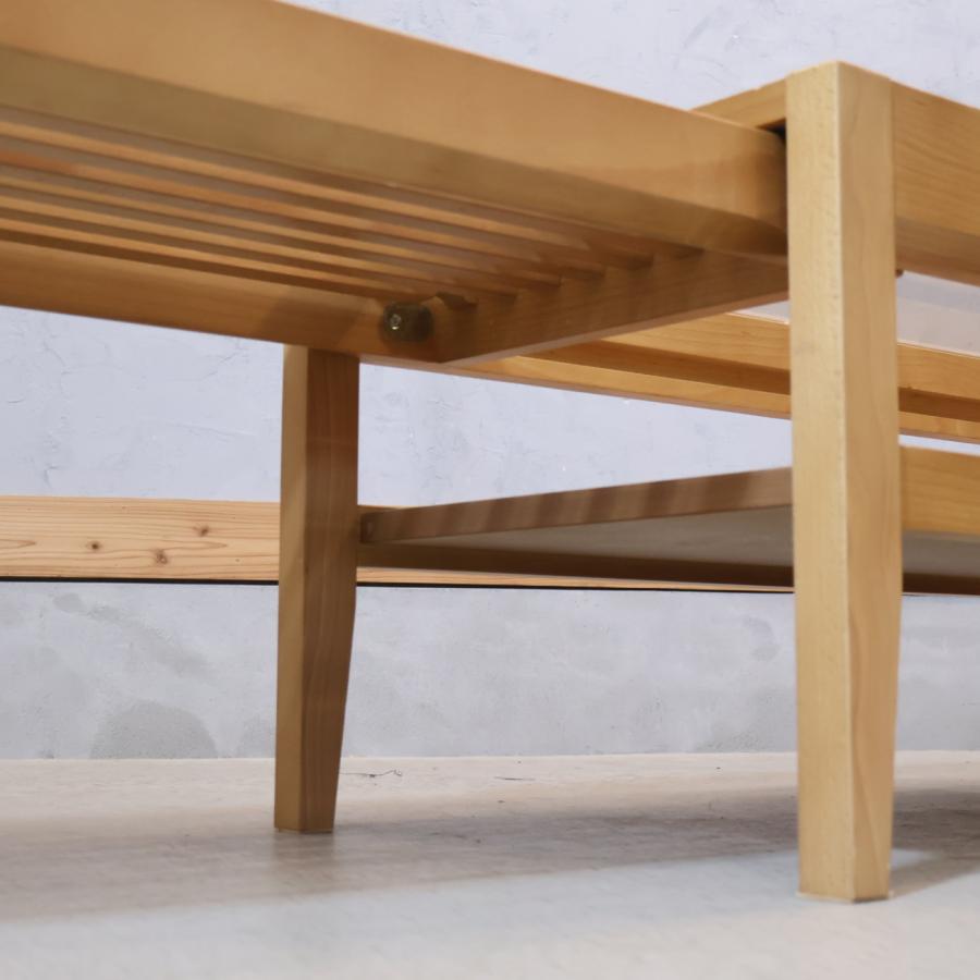 KEYUCA ケユカ モスコ スライドローテーブル ナチュラル 伸長式