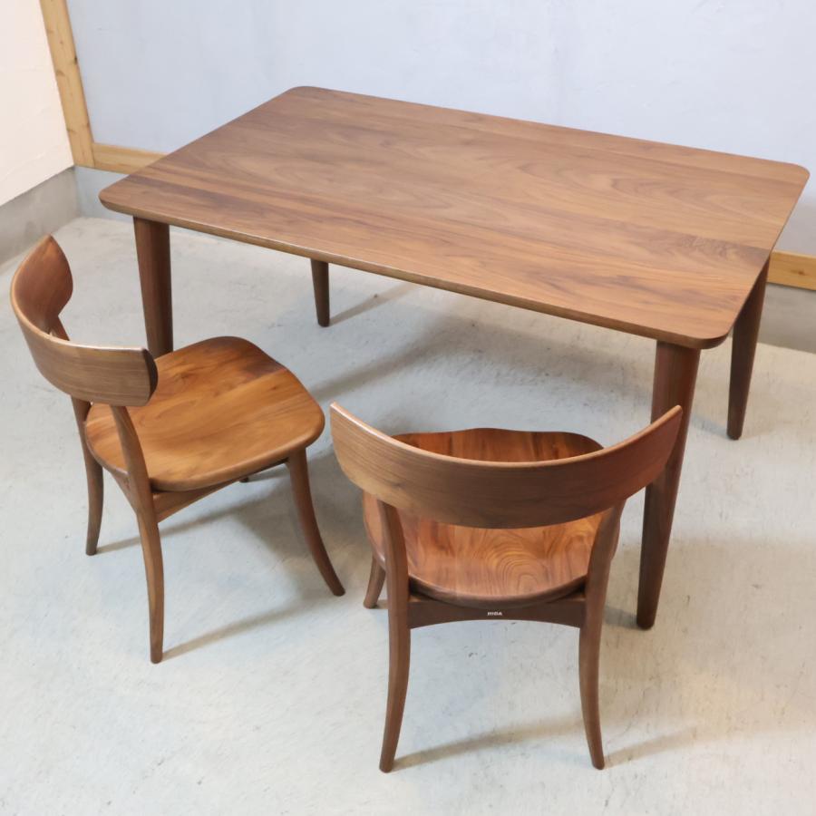 飛騨産業 HIDA キツツキマーク ウォールナット材 ダイニングテーブル