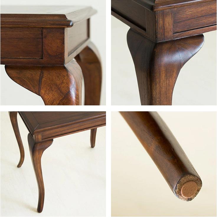 テーブル 2人用 ヨーロピアン 猫脚 アンティーク家具 姫家具