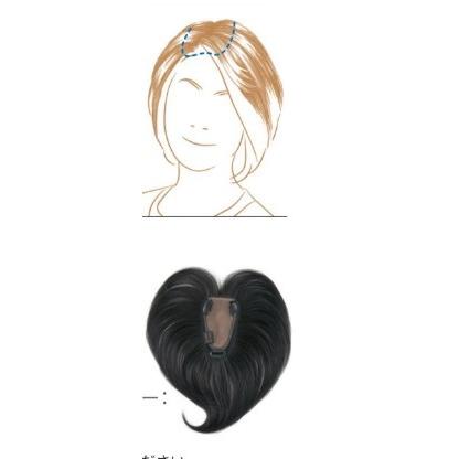 フォンテーヌ ウイッグ トップピース BP832 : 髪美人 - 通販 - Yahoo