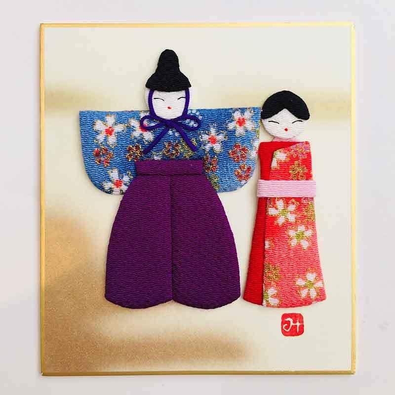 押絵 お雛様 立雛 日本のお土産 souvenir Japanese 和 ギフト包装可