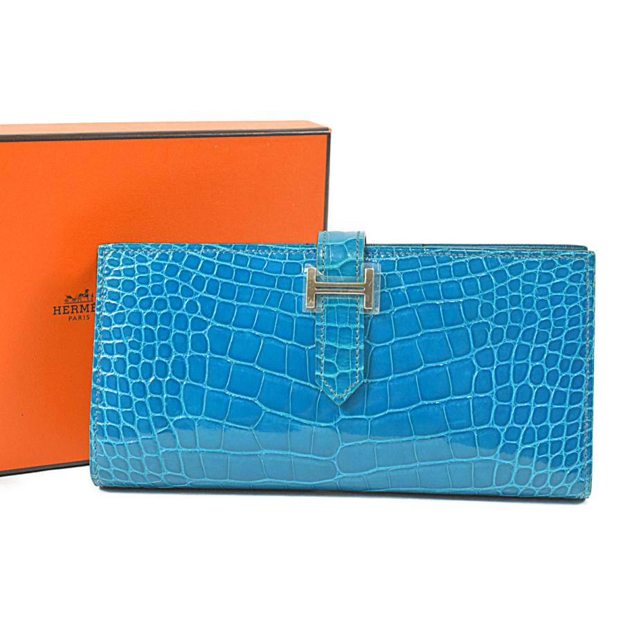 HERMES（エルメス） 超美品 超豪華 極上の逸品 艶有 ブルー