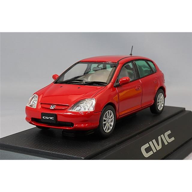 ミニカー/完成品 エブロ 1/43 ホンダ シビック 7代目 EU型 レッド