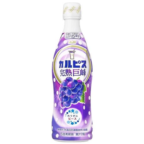 アサヒ カルピス 完熟巨峰 希釈ボトル 470ml 乳酸菌 グレープ 巨峰
