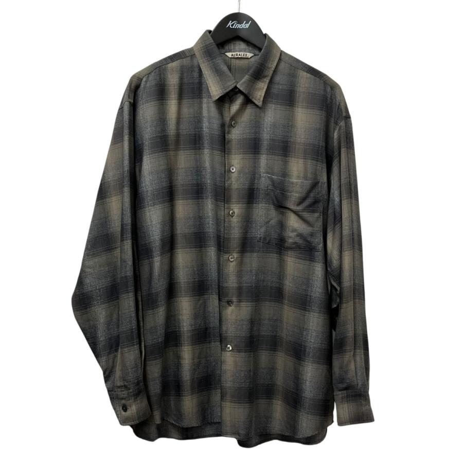 AURALEE（オーラリー） 【値下げ】AURALEE チェックシャツ A24AS01LC