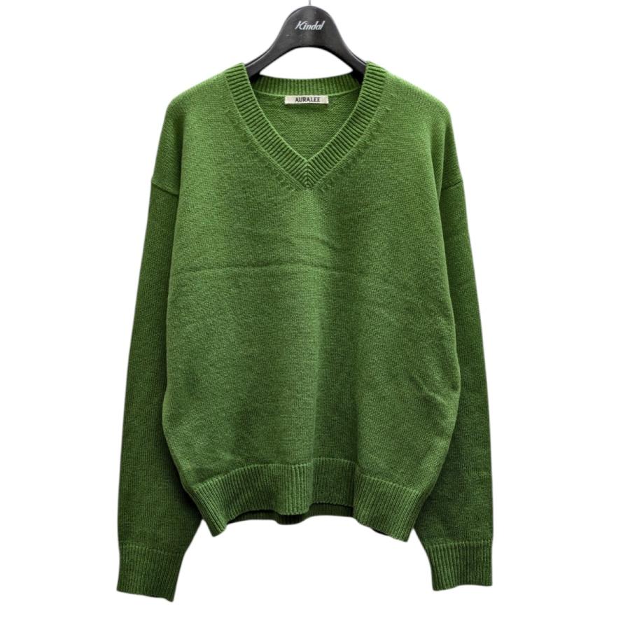 AURALEE（オーラリー） 【LIGHT CASHMERE KNIT V-NECK P O】 Vネック