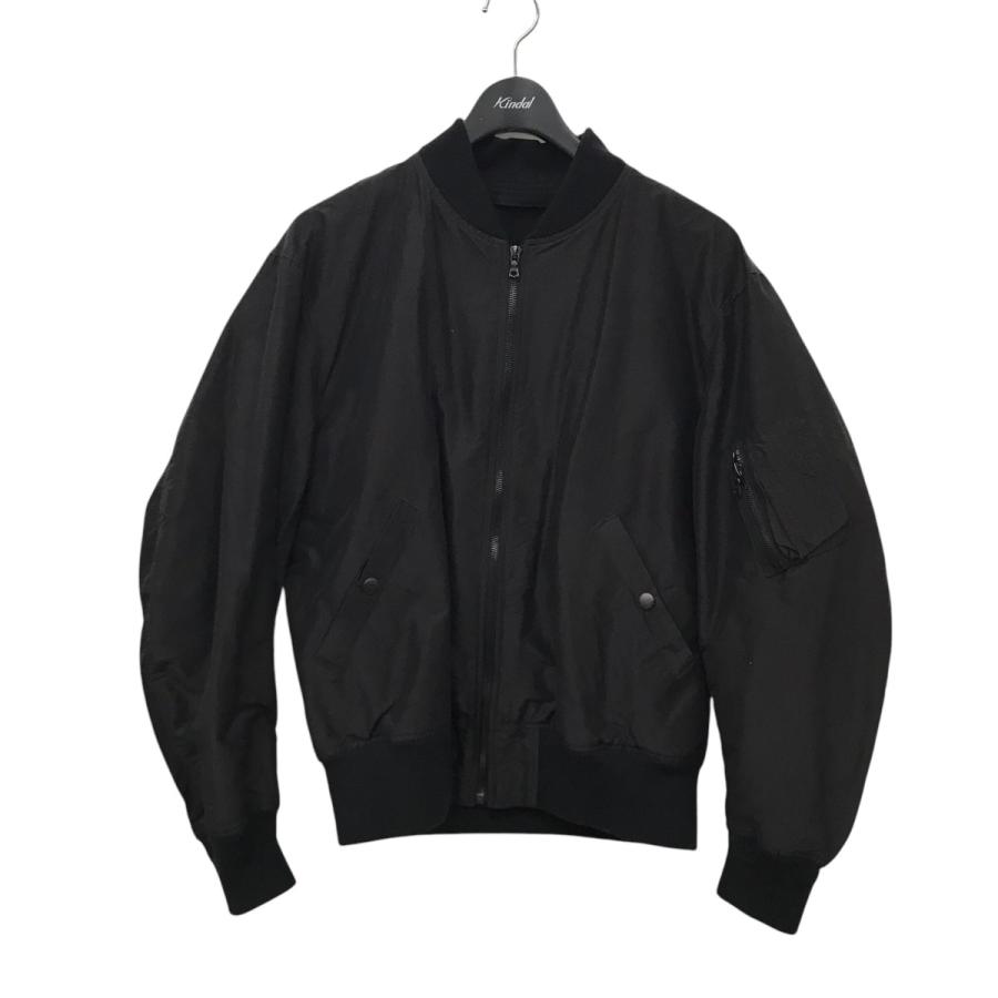 COMOLI（コモリ） コットンシルク MA-1 ジャケット Z01-04005 ブラック