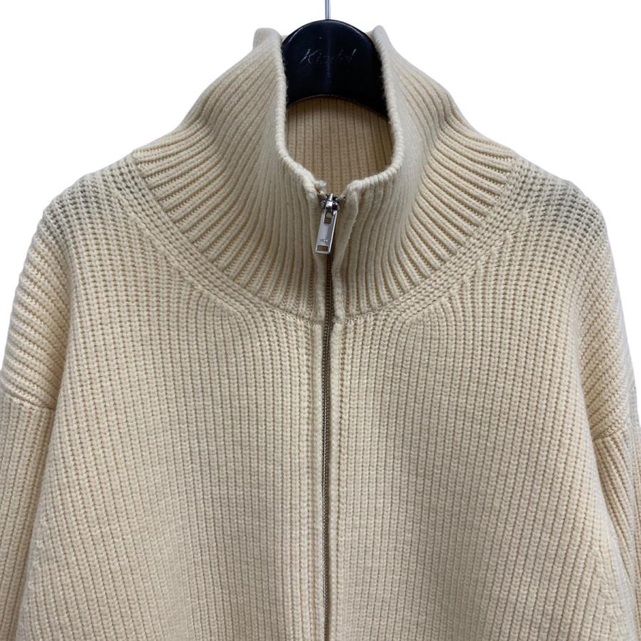 YOAK（ヨーク） YOKE 3／4 FRONT ZIP HIGHNECK RIB SWEATER フロント