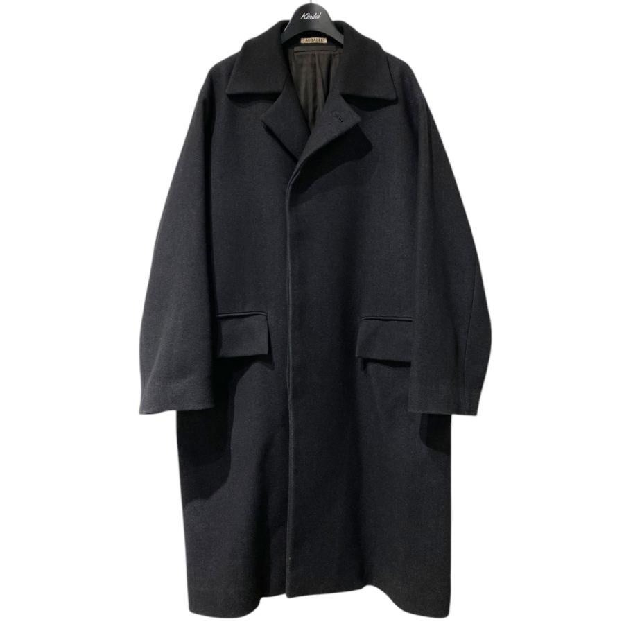 AURALEE（オーラリー） AURALEE WOOL SILK MELTON SOUTIEN COLLAR COAT