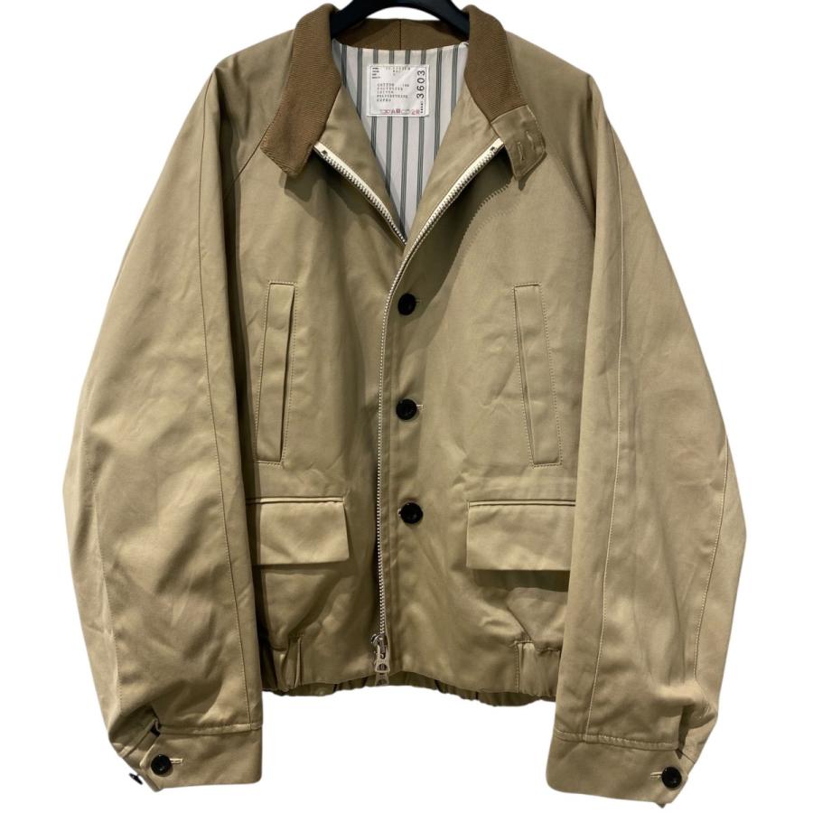 sacai（サカイ） sacai 25SS Cotton Chino JacketスイングトップZIP