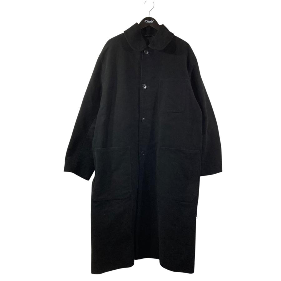 COMOLI（コモリ） モールスキン ミリタリーコート C03-04012 ブラック