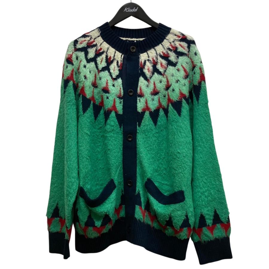 sacai（サカイ） sacai 24SS Jacquard knit cardigan ジャガードニット