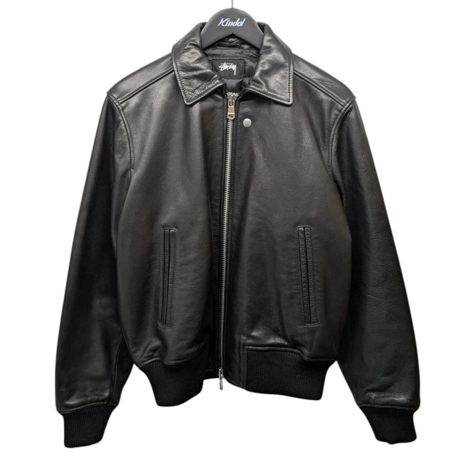 STUSSY（ステューシー） 【値下げ】stussy 「LEATHER FLIGHT JACKET