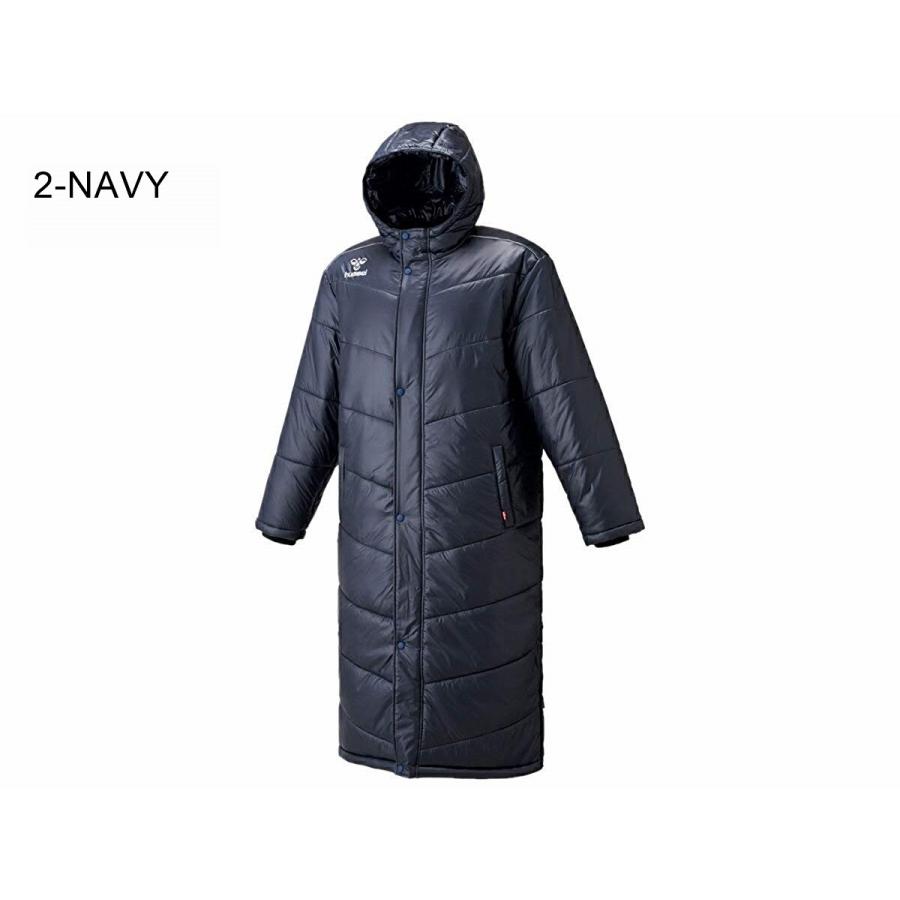 hummel（ヒュンメル） 中綿入りロングコート ベンチコート HAW8081