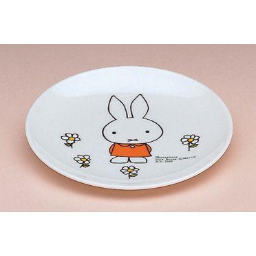 10点セット】メラミン子供用食器 ミッフィー miffy 丸皿 (153×17mm