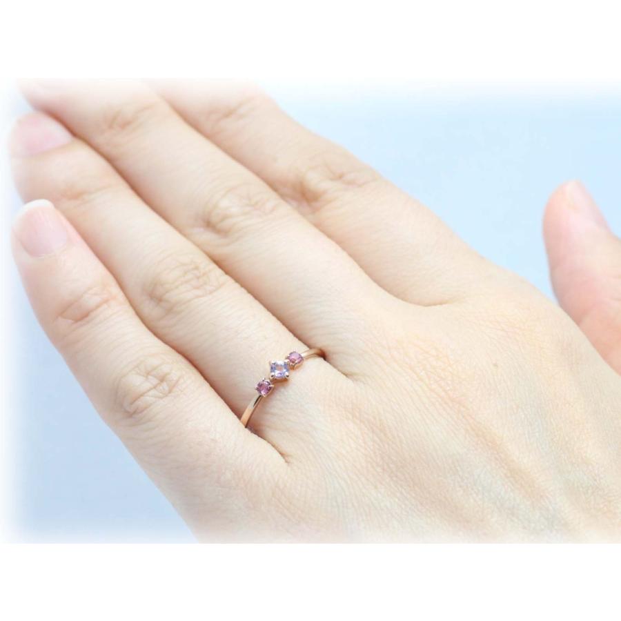 3ストーンリング K18 ゴールド 18金 リング ペリドット ムーンストーン