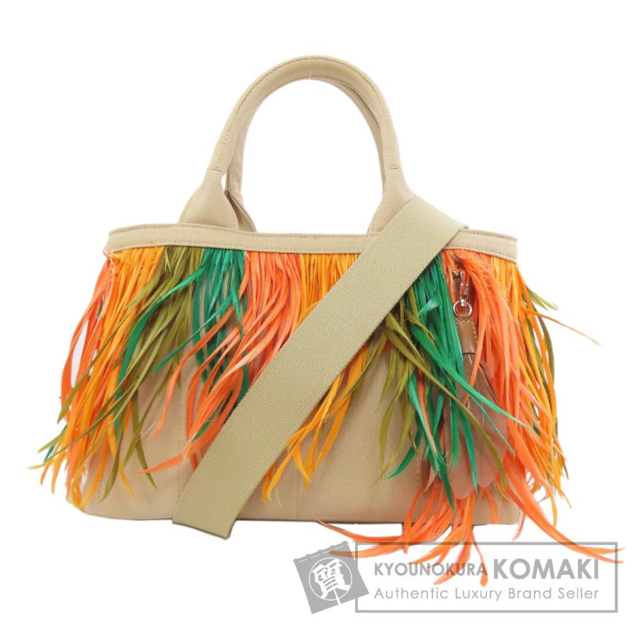 PRADA（プラダ） 1BG439 カナパプリューム 2WAY ハンドバッグ