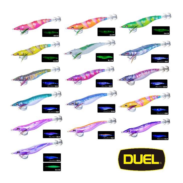 YO-ZURI DUEL スシQ エサ巻きエギ 中層用 3.5号 19.5g デュエル