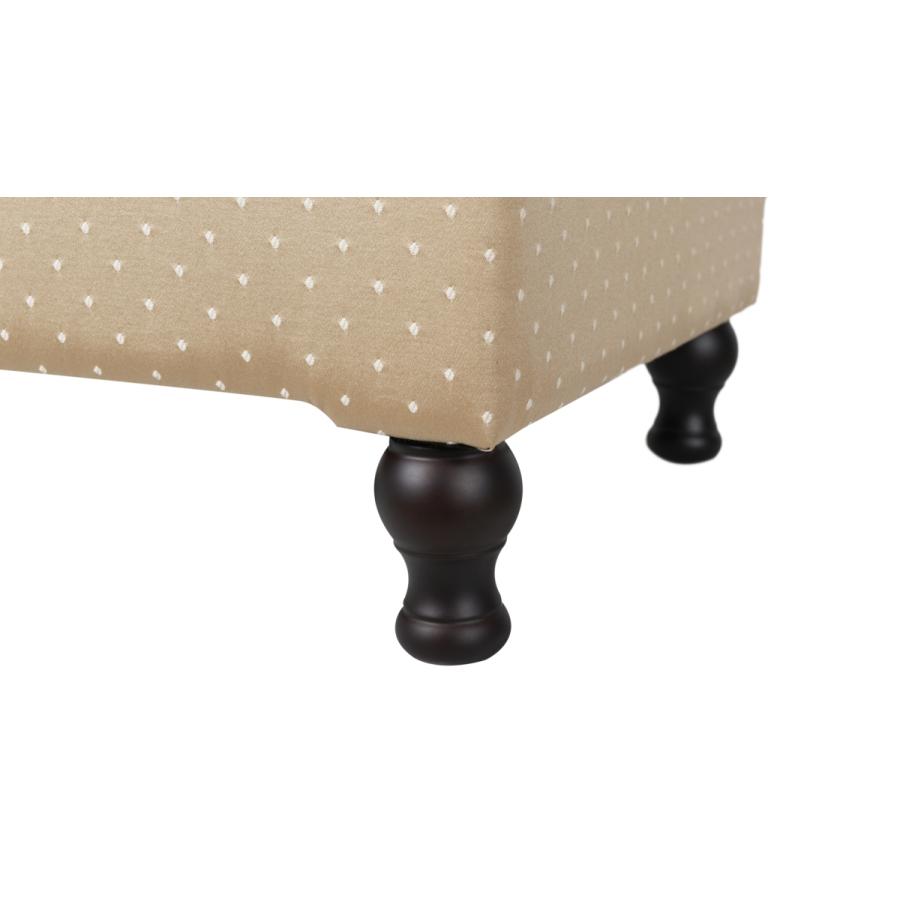 ジェニファーテイラー ベンチボックス 収納付き スツール ベージュ