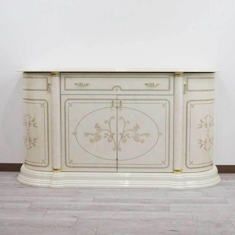 サルタレッリ フローレンス 4ドア サイドボード ローキャビネット