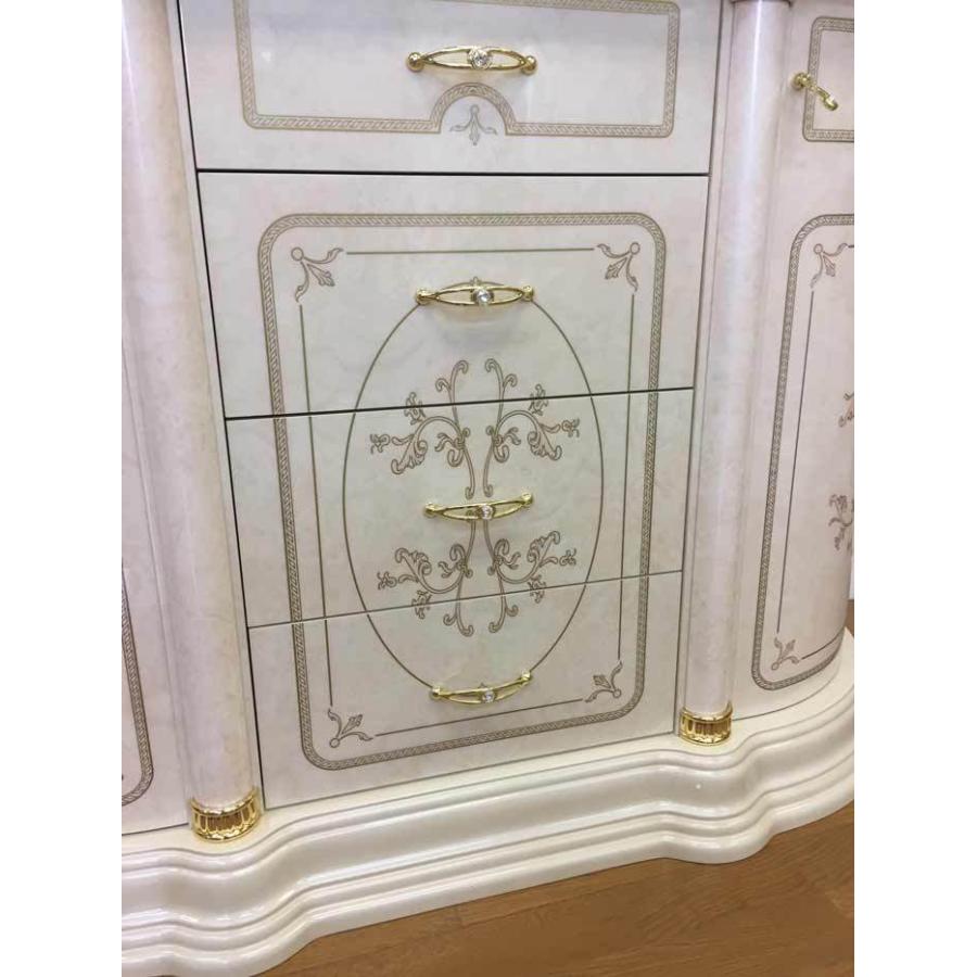 サルタレッリ フローレンス 3ドアキャビネット カップボード 食器棚